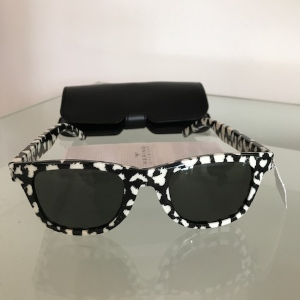 SAINT LAURENT Black & White SL51PRINTS Sunglasses - Picture 3 of 8